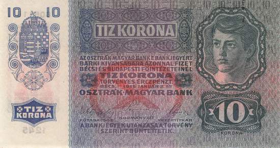 10 Kronen p.51a-2 1919